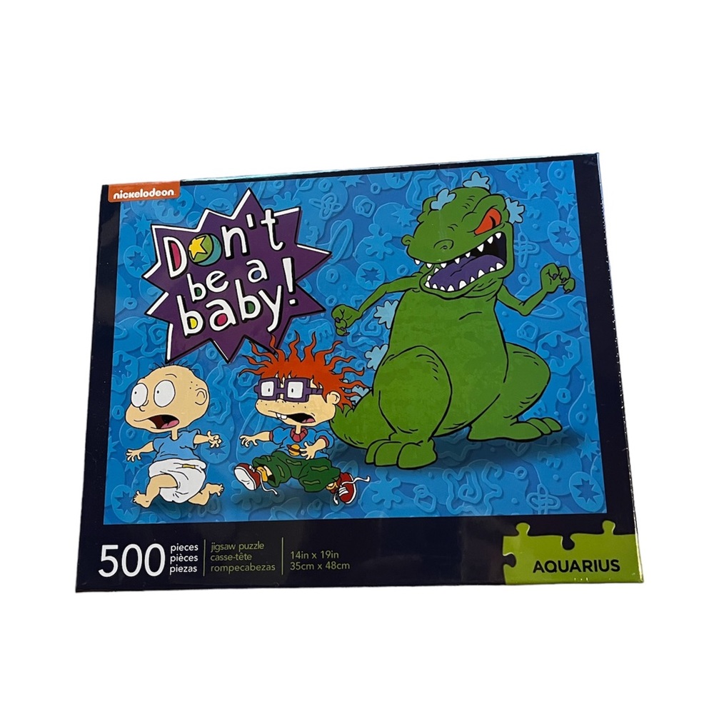 New Sealed Rugrats 500pcs Puzzle Don’t be a Baby by Aquarius